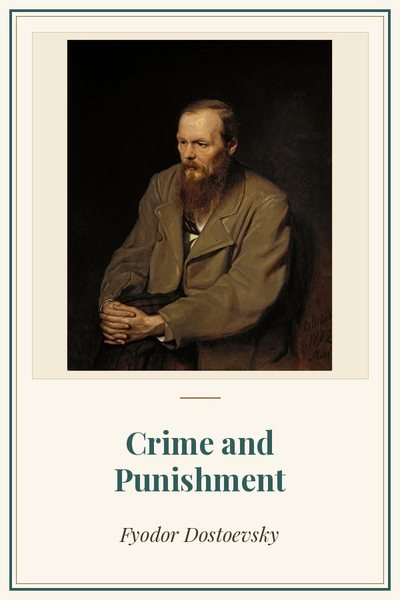 Cover of Crime and Punishment: Fyodor Dostoevsky, painted by Vasily Perov, 1872