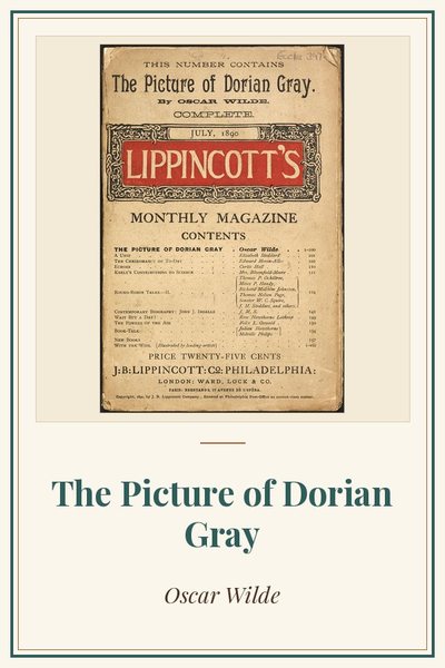 Cover of The Picture of Dorian Gray: Lippincott's Monthly Magazine, July 1890